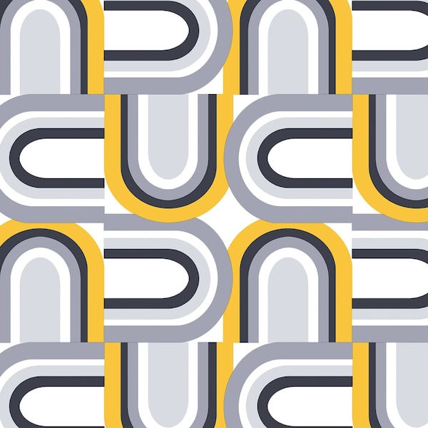 Manhattan Comfort Nixon, Vinyl U Turn Wallpaper, 205 In X 33 Ft = 56 Sq Ft Nixon - main
